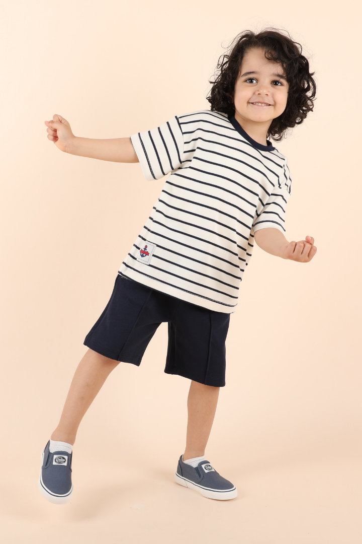 Ensemble garçon été – Marin Beige