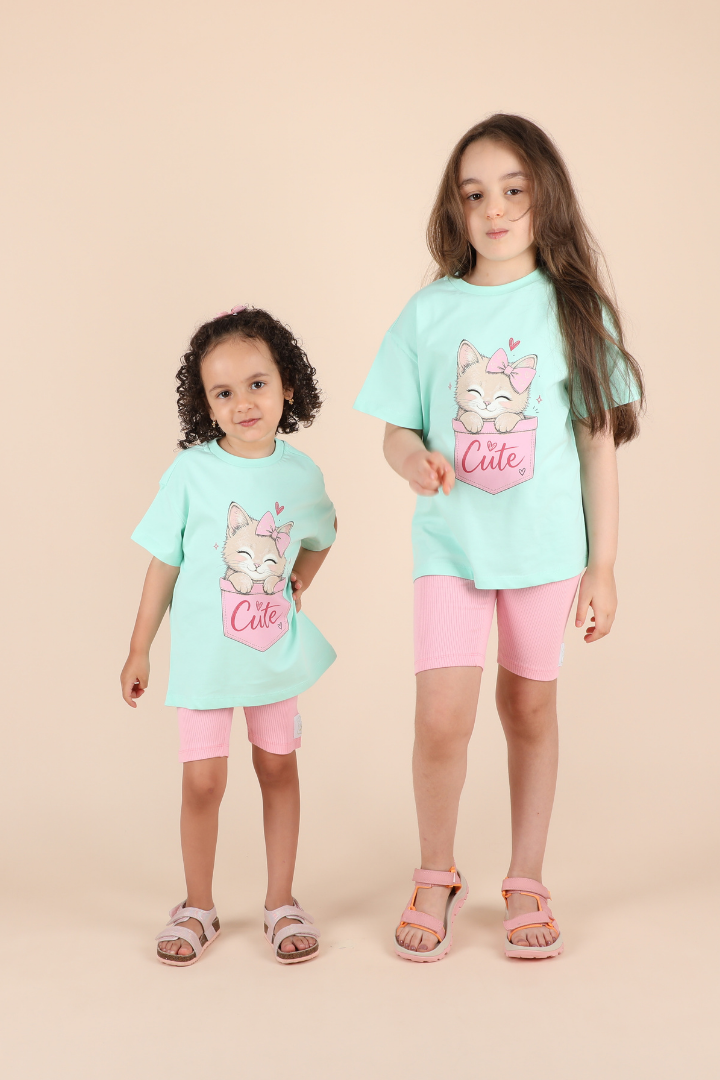 Set Chaton vert