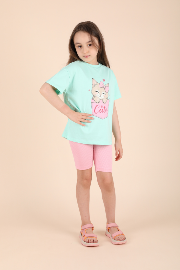 Set Chaton vert