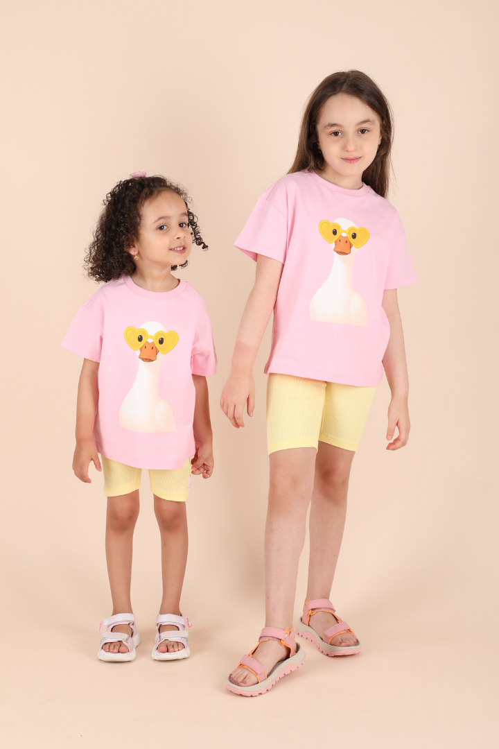 Set Canard rose