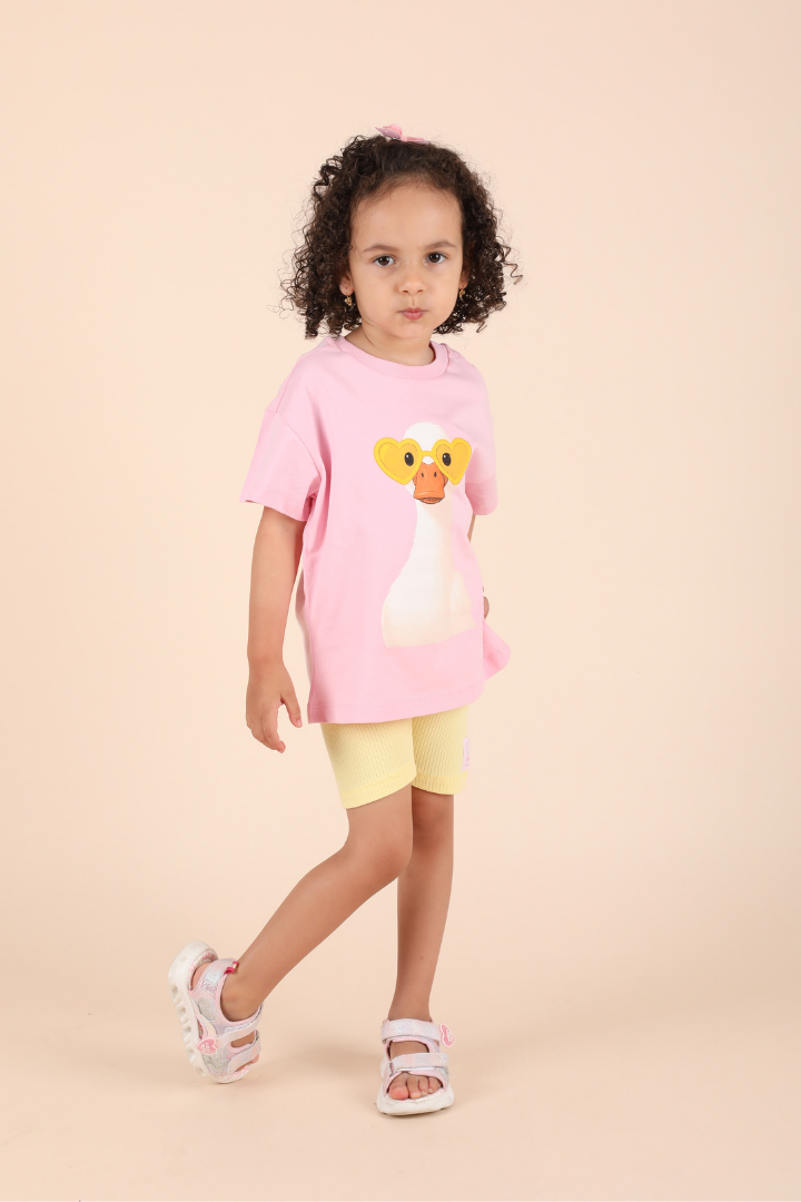 Set Canard rose
