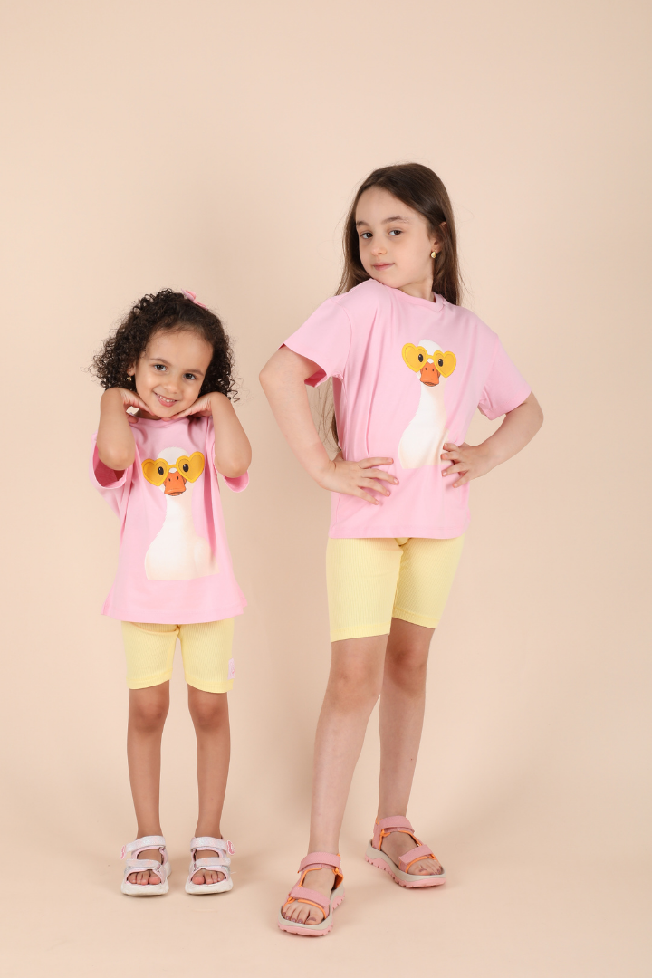 Set Canard rose
