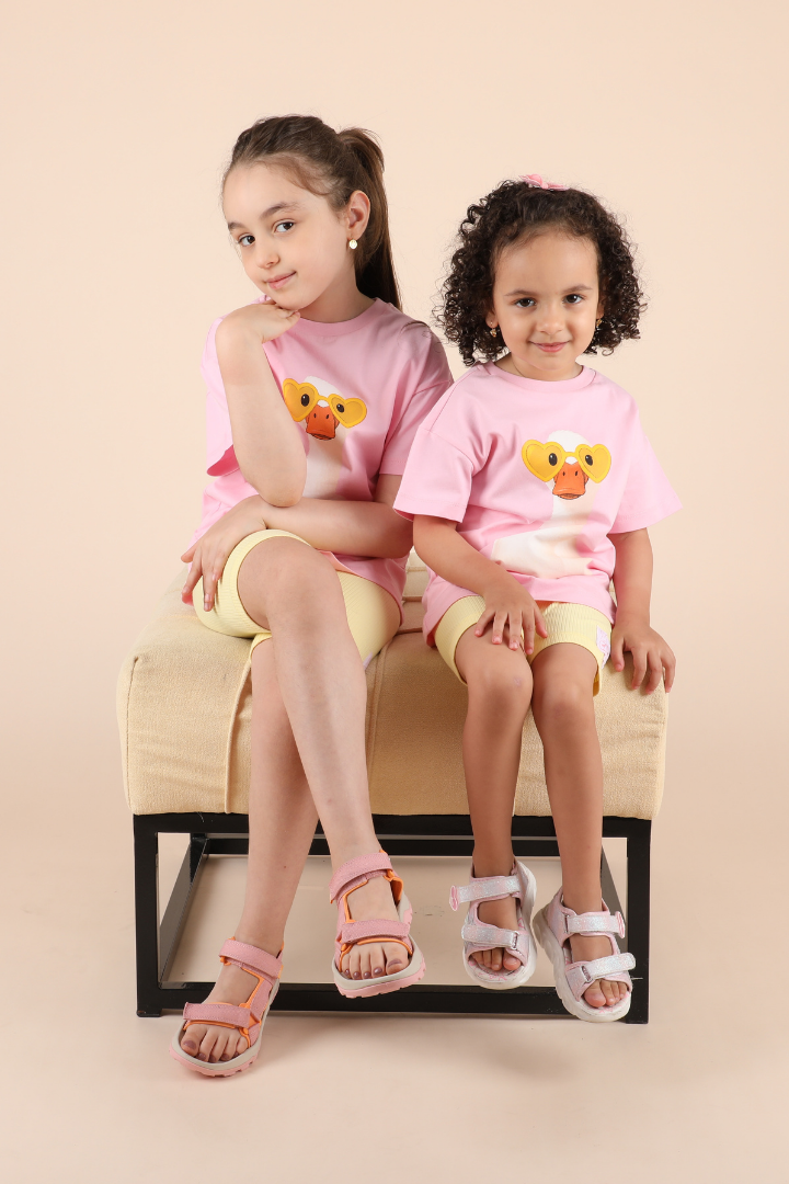 Set Canard rose