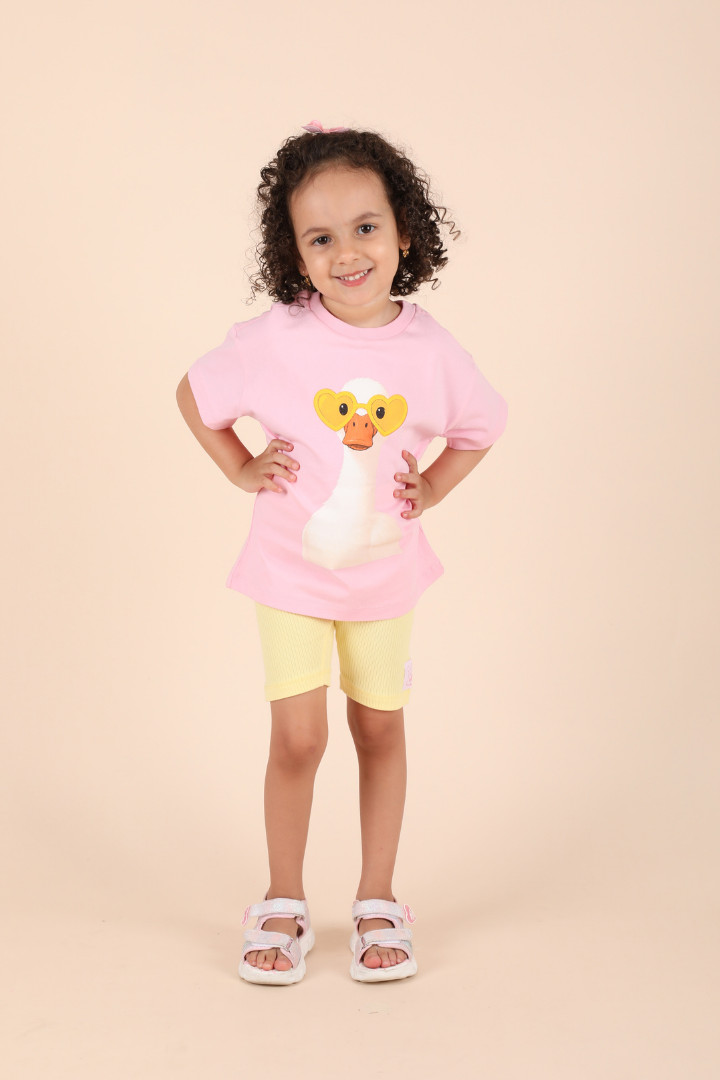 Set Canard rose