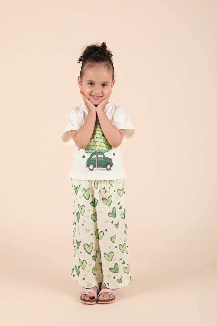 Set Coeur vert