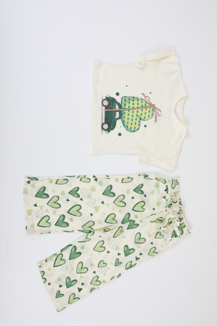 Set Coeur vert