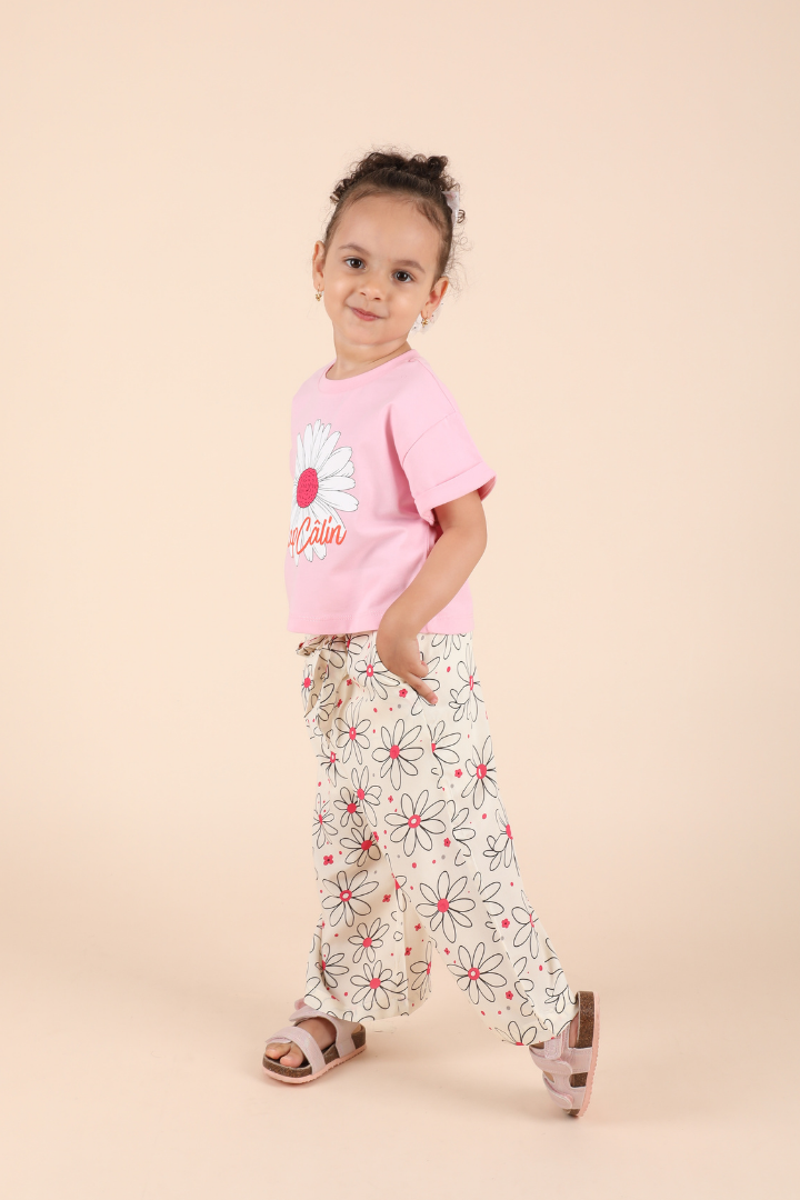 Set Pantalon Rose