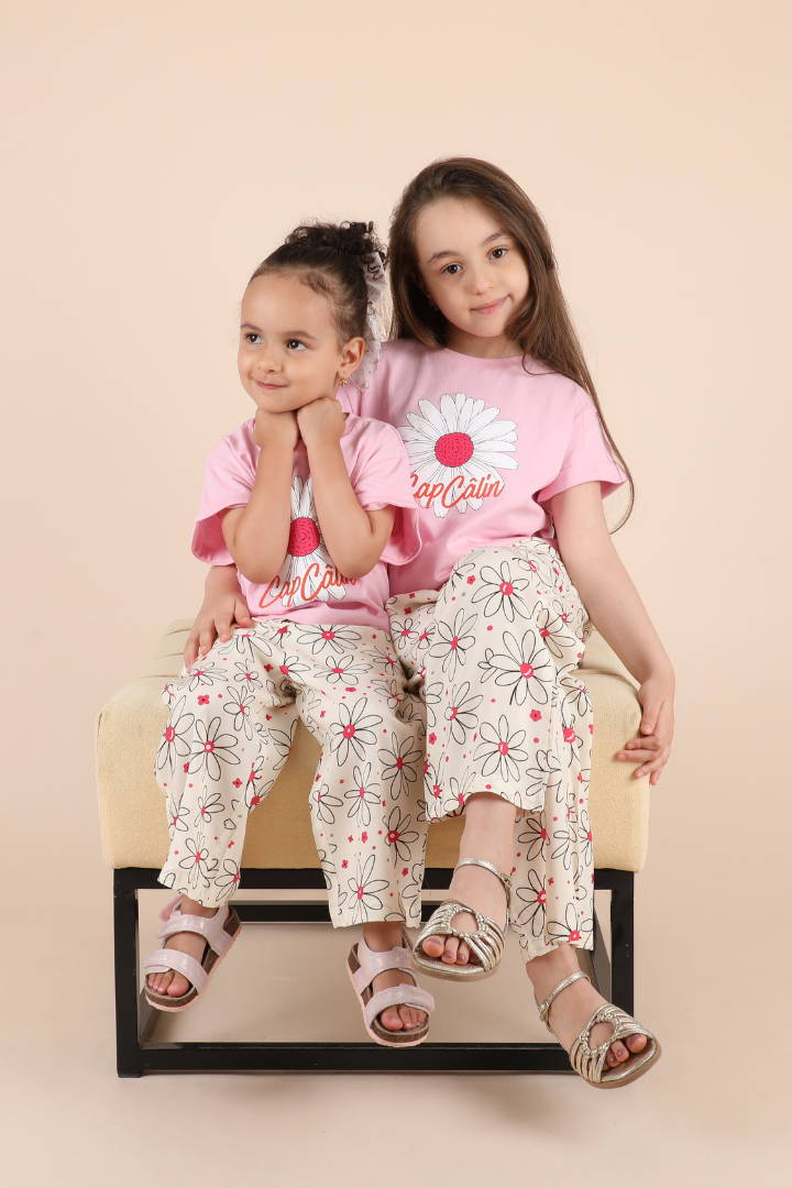 Set Pantalon Rose