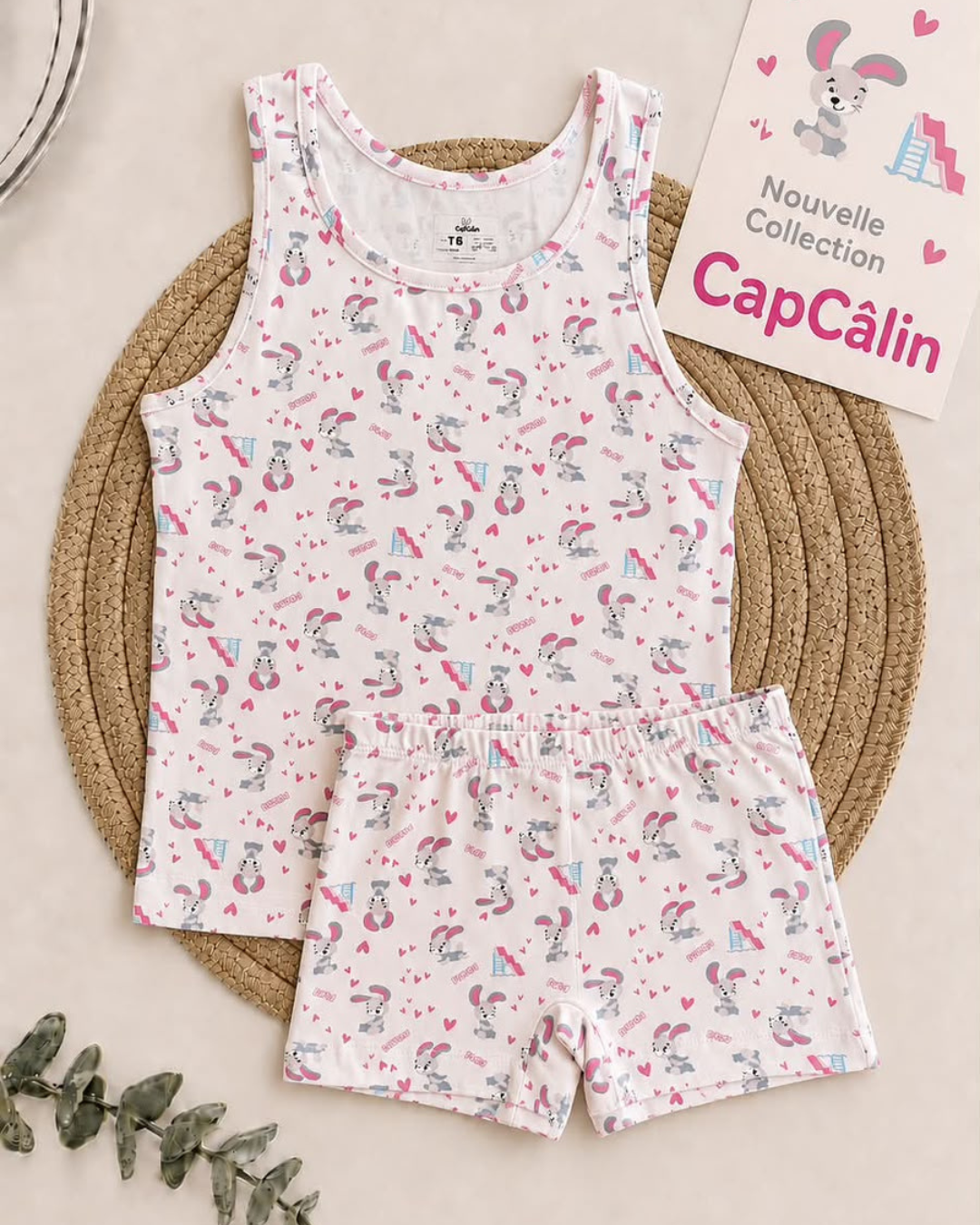 sous-vêtements Fille lapin bleu