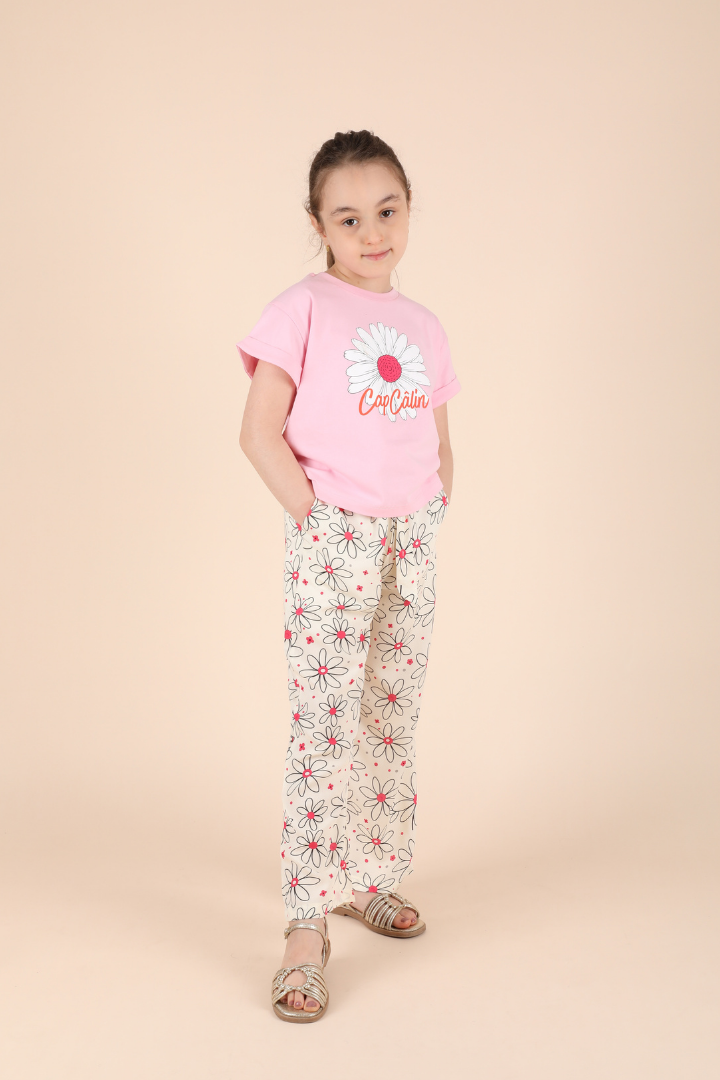Set Pantalon Rose