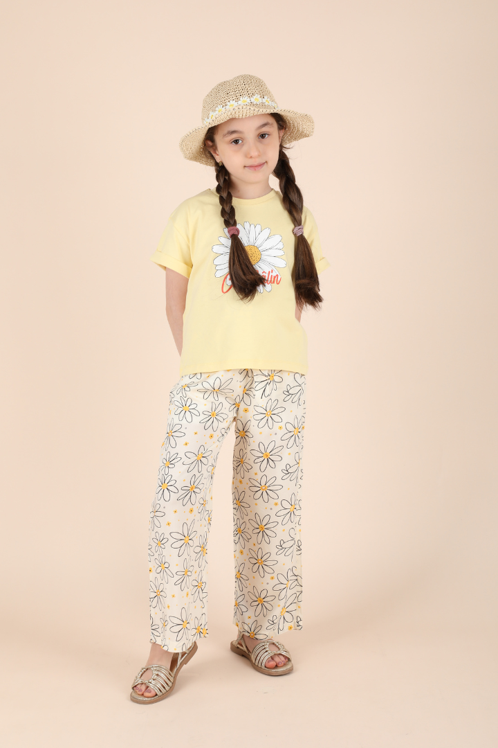 Set Pantalon jaune