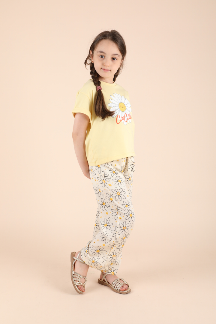 Set Pantalon jaune
