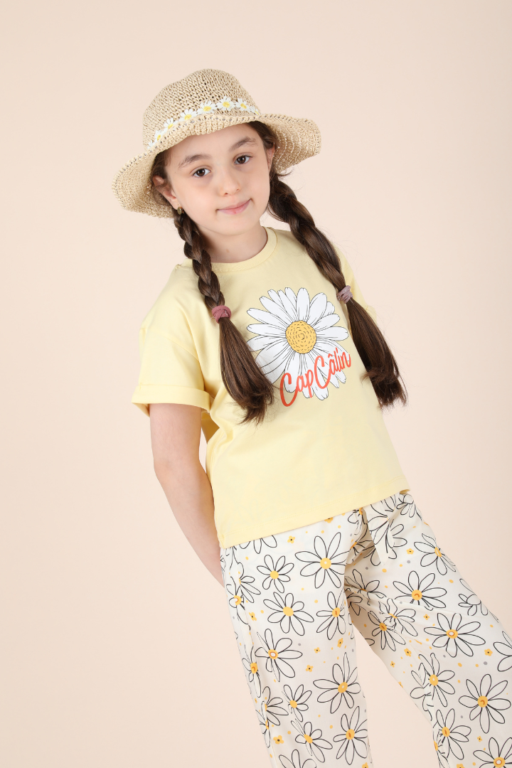 Set Pantalon jaune