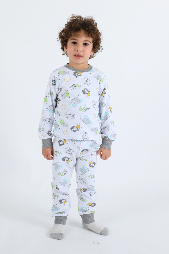 Pyjama Jungle Gris