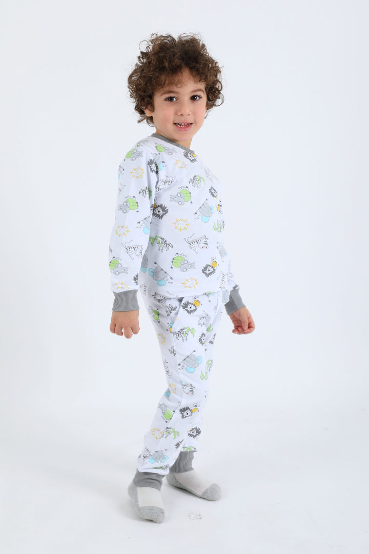 Pyjama Jungle Gris