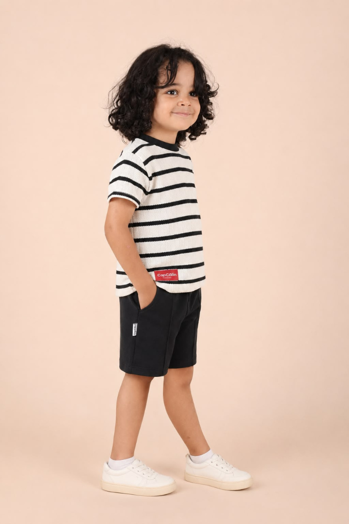Set Rayé Noir