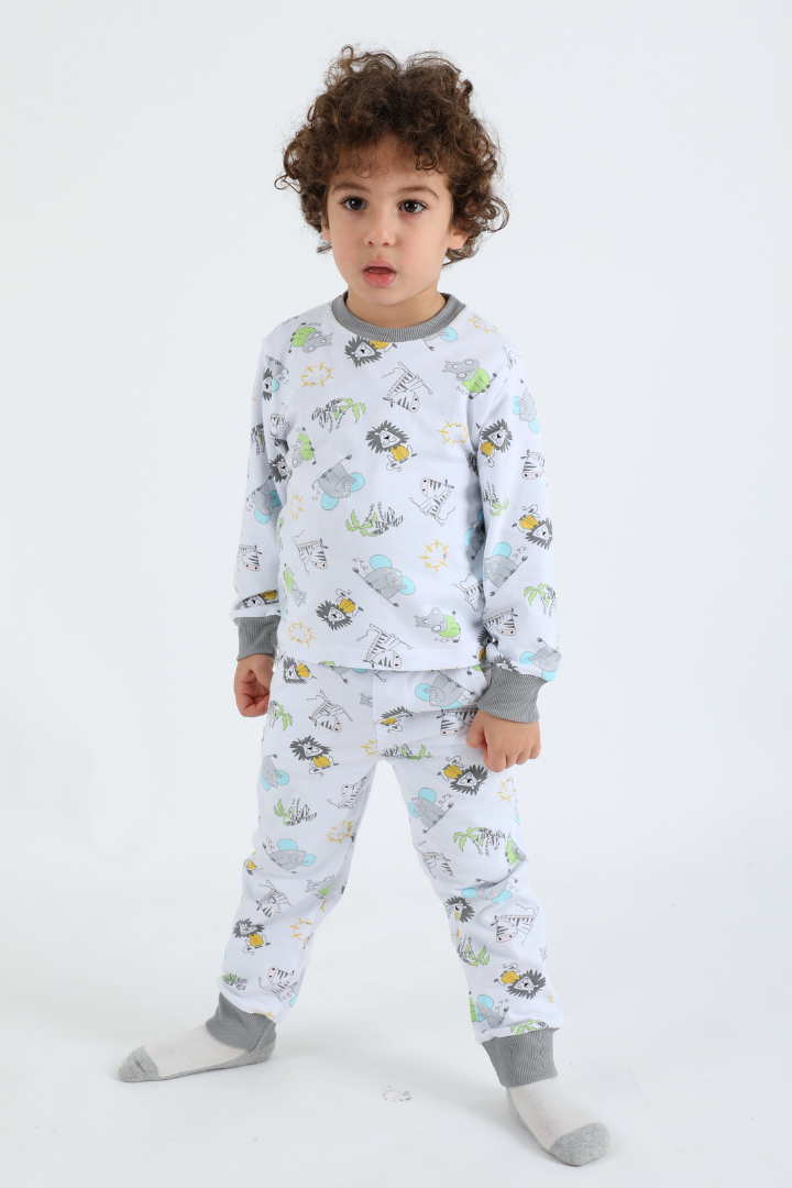 Pyjama Jungle Gris