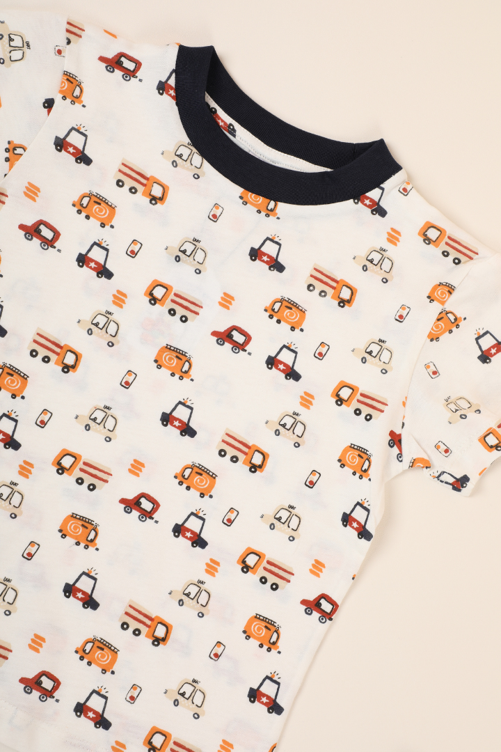 Ensemble garçon été – 100% coton 🚗
