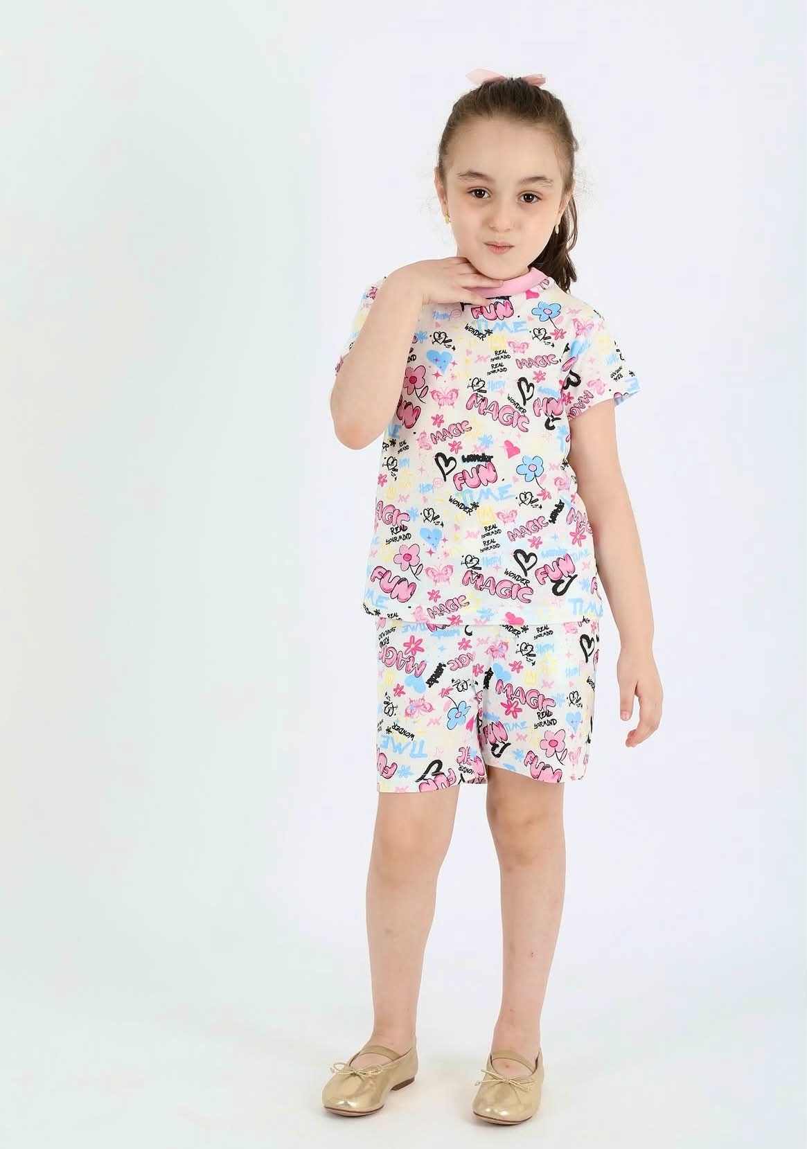 Ensemble Fille 100% Coton – Magic Fun