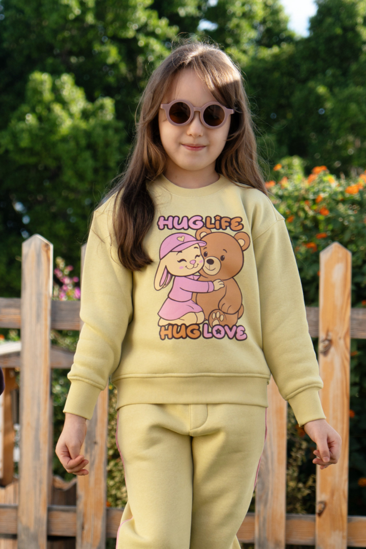 Jogging jaune pastel