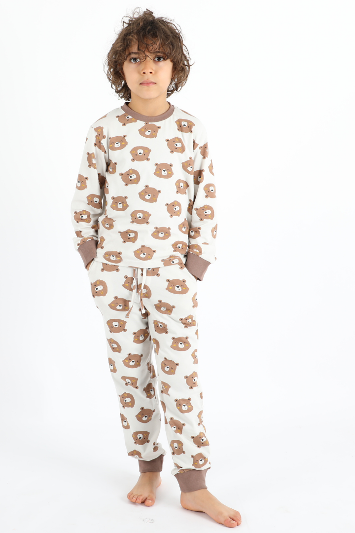 Pyjama ours gris
