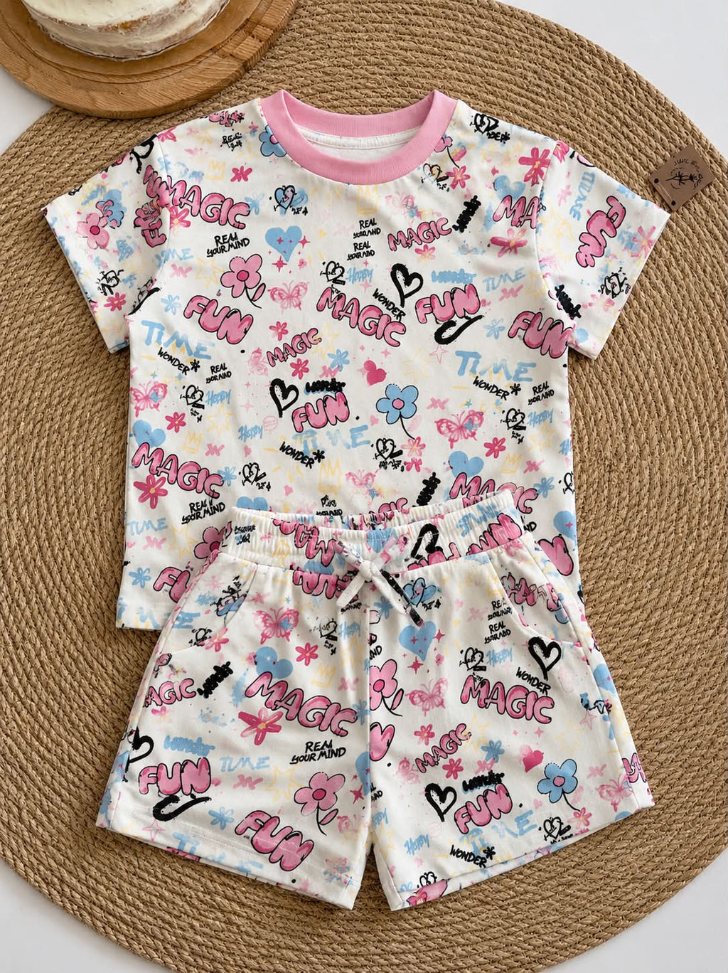 Ensemble Fille 100% Coton – Magic Fun
